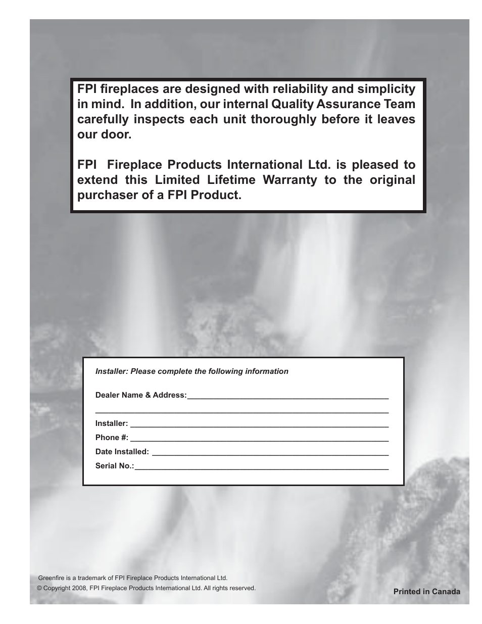 Regency Freestanding and Fireplace Insert Pellet Stove GF55 User Manual | Page 16 / 16