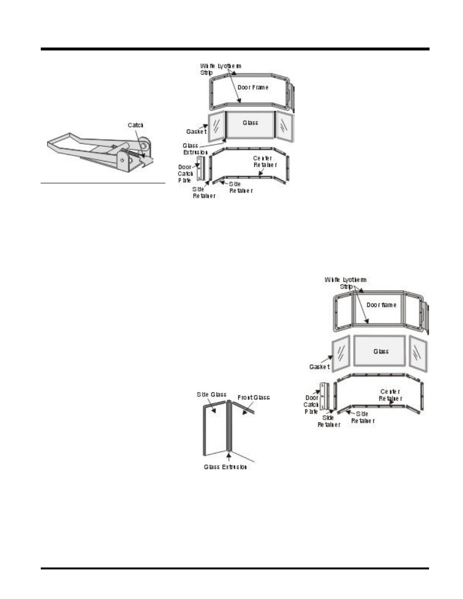 Maintenance, Latch adjustment, Glass replacement | Regency U37-NG NATURAL GAS User Manual | Page 25 / 32