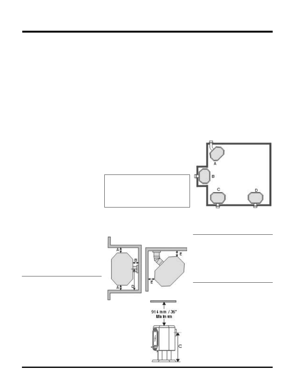 Installation, Combustion and ventilation air, Venting | Installation checklist, Manufactured mobile home additional requirements, Clearances to combustibles, Locating your ultimate gas stove | Regency U37-NG NATURAL GAS User Manual | Page 6 / 32