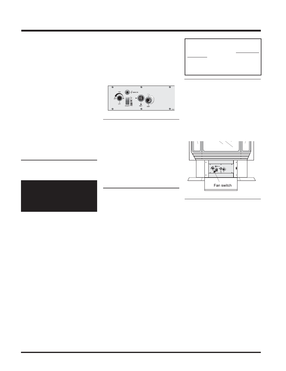 Operating instructions, Shutdown procedure, First fire | Normal operating sounds of gas appliances, Lighting procedure, Convection fan operation | Regency U37-LP PROPANE User Manual | Page 22 / 32