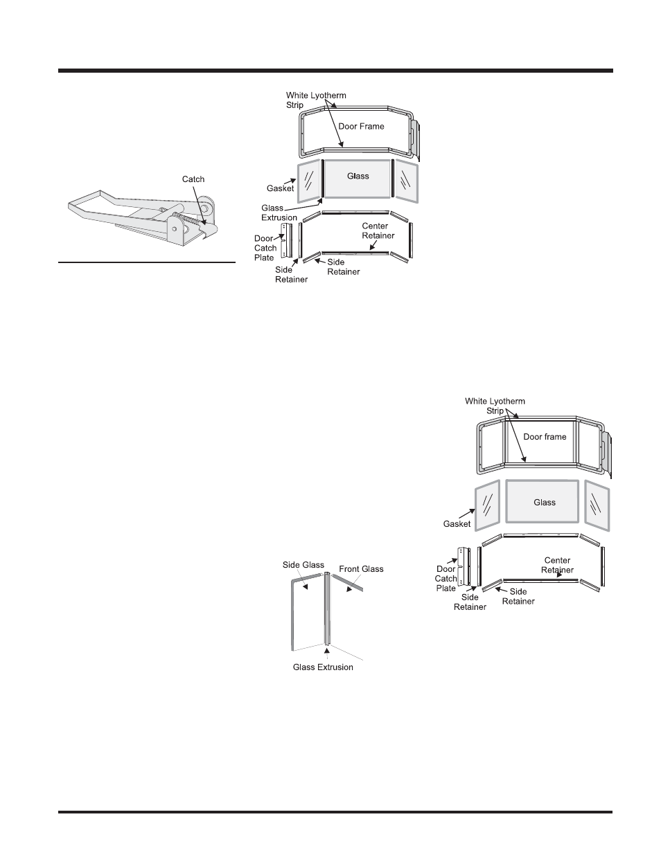 Maintenance, Latch adjustment, Glass replacement | Regency U37-LP PROPANE User Manual | Page 25 / 32
