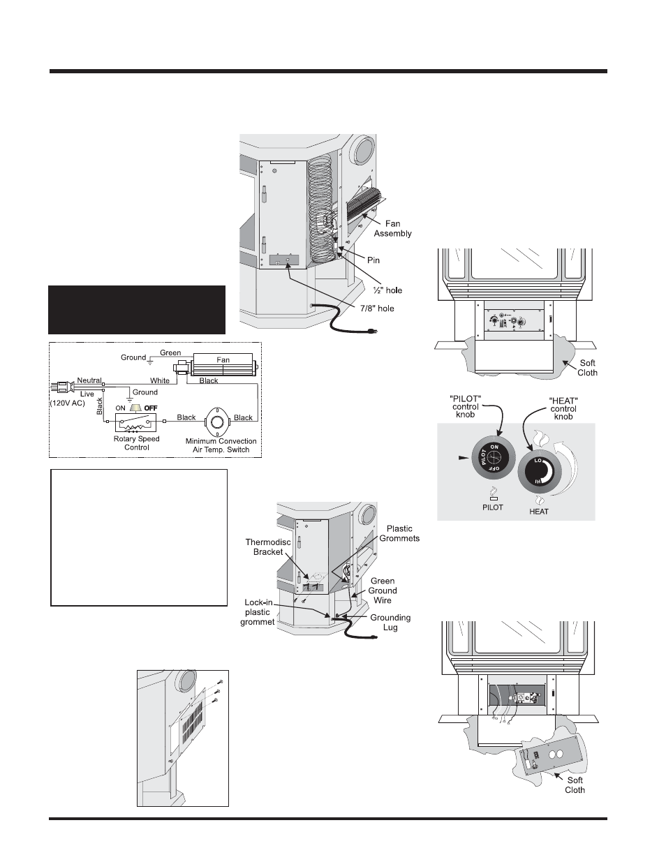 Maintenance, Removing valve, Fan maintenance | Regency U37-LP PROPANE User Manual | Page 26 / 32