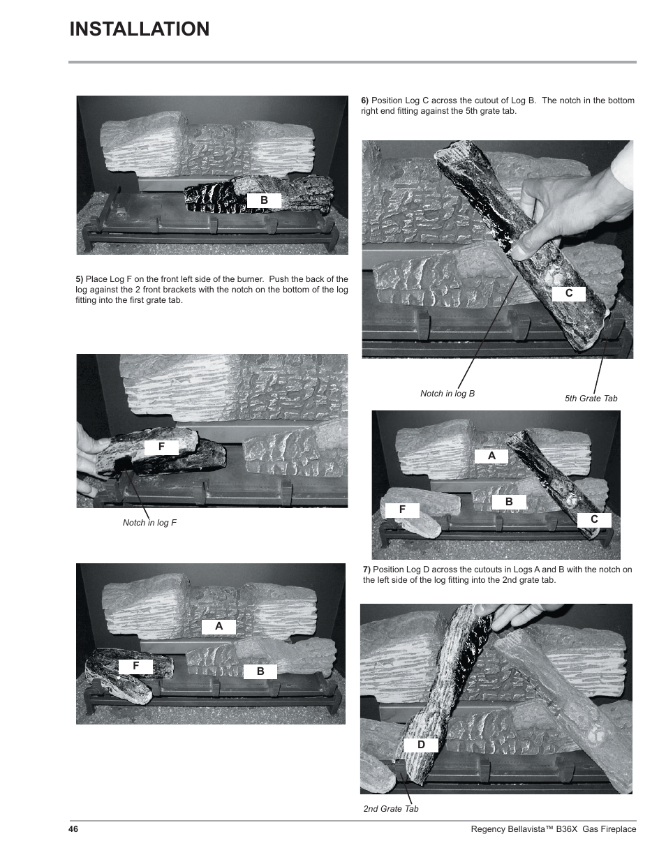 Installation | Regency B36X User Manual | Page 46 / 64