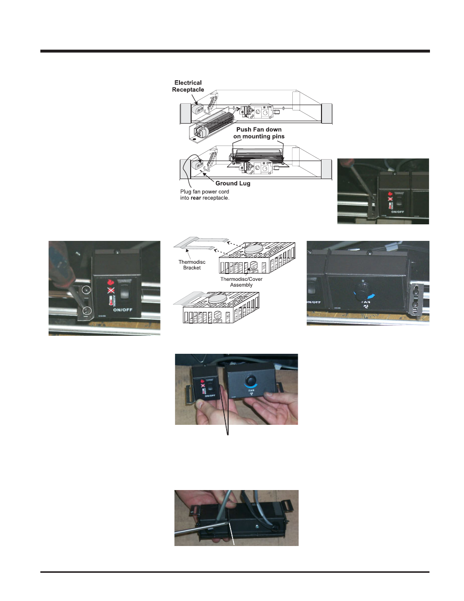 Installation, Installing the optional fan | Regency P48-1 User Manual | Page 33 / 48