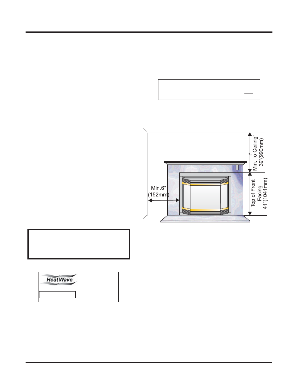 Installation, Clearances | Regency P48-1 User Manual | Page 7 / 48