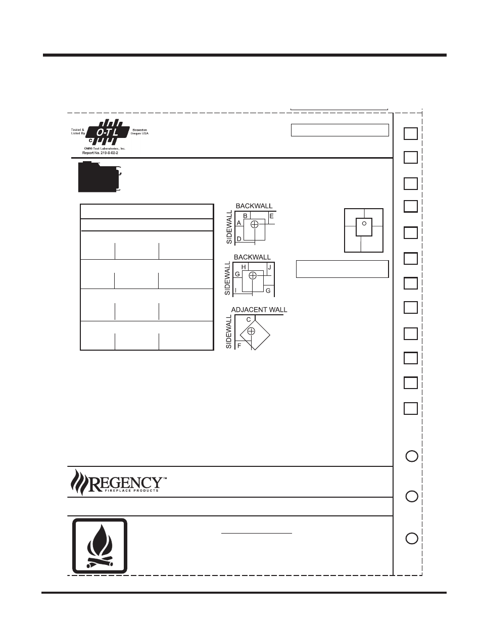 Caution, Safety label, Da te of manuf acture | Regency FREESTANDING WOODSTOVE2 F2400M User Manual | Page 5 / 28