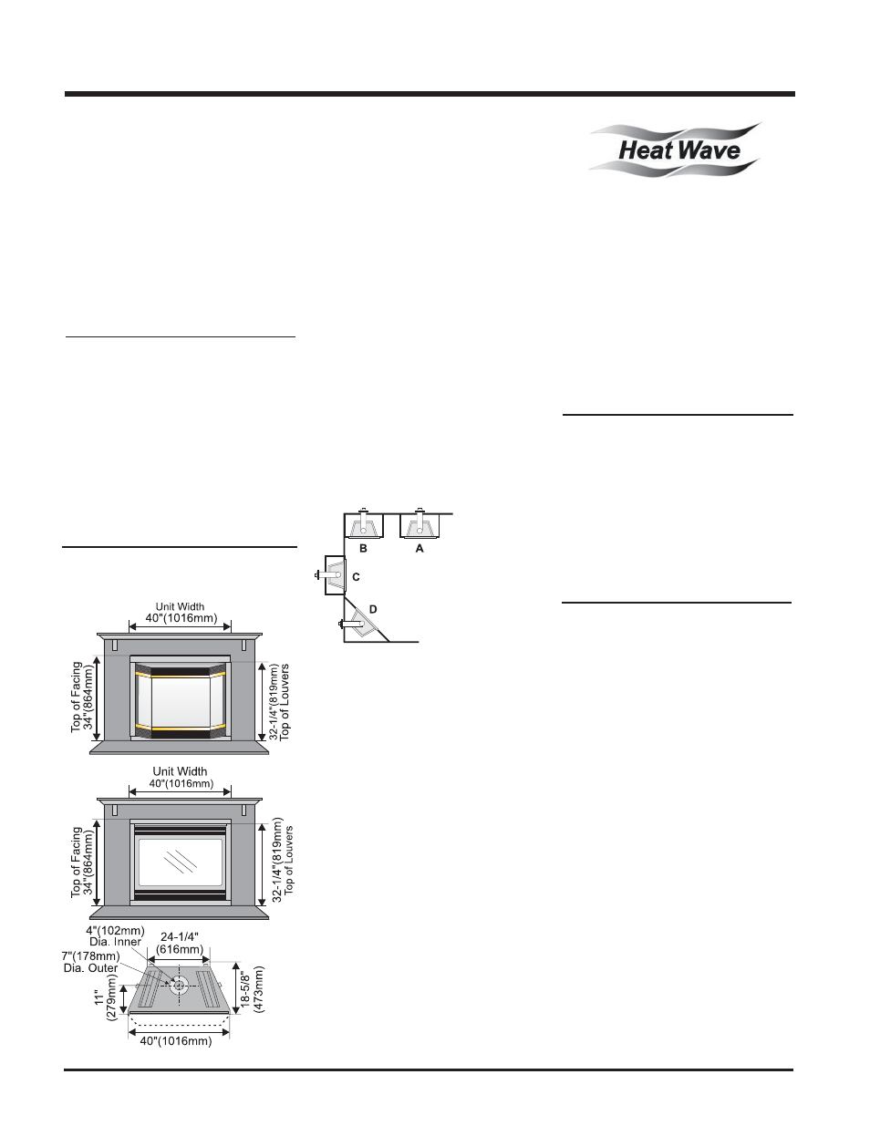 Installation, Unit specifications, Manufactured mobile home additional requirements | Locating your gas stove, Hearth | Regency P42-LP3 User Manual | Page 6 / 44