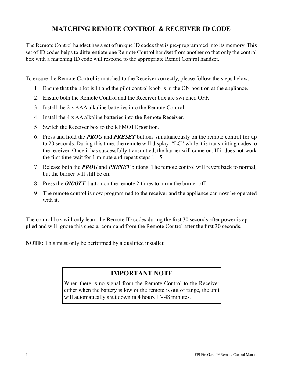 Regency FireGenie User Manual | Page 4 / 24