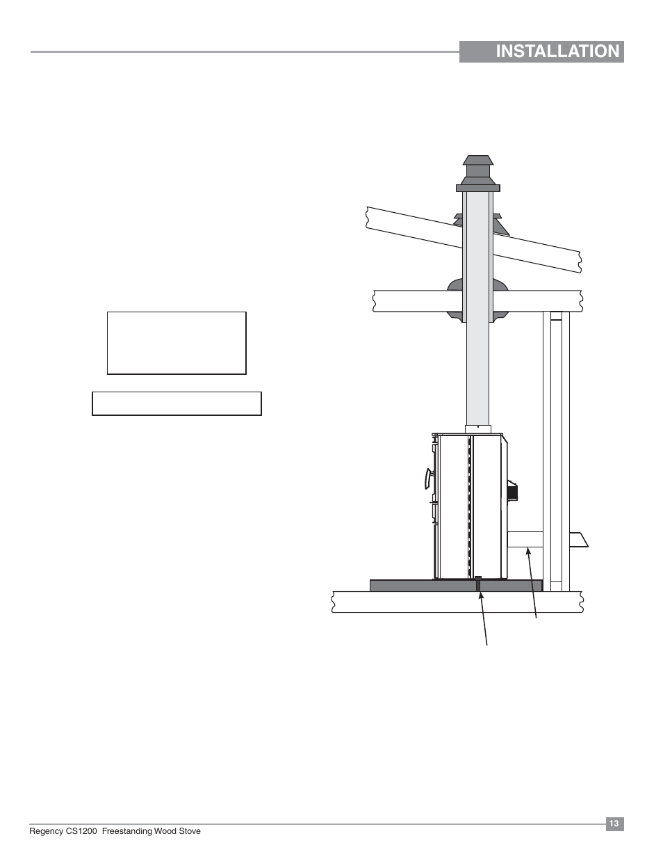 Installation, Mobile home installation | Regency ALTERRA CS1200 User Manual | Page 13 / 32