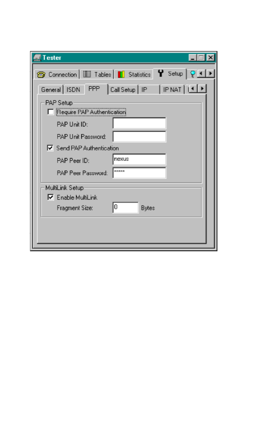 Ppp tab | Ringdale ISDN User Manual | Page 45 / 165