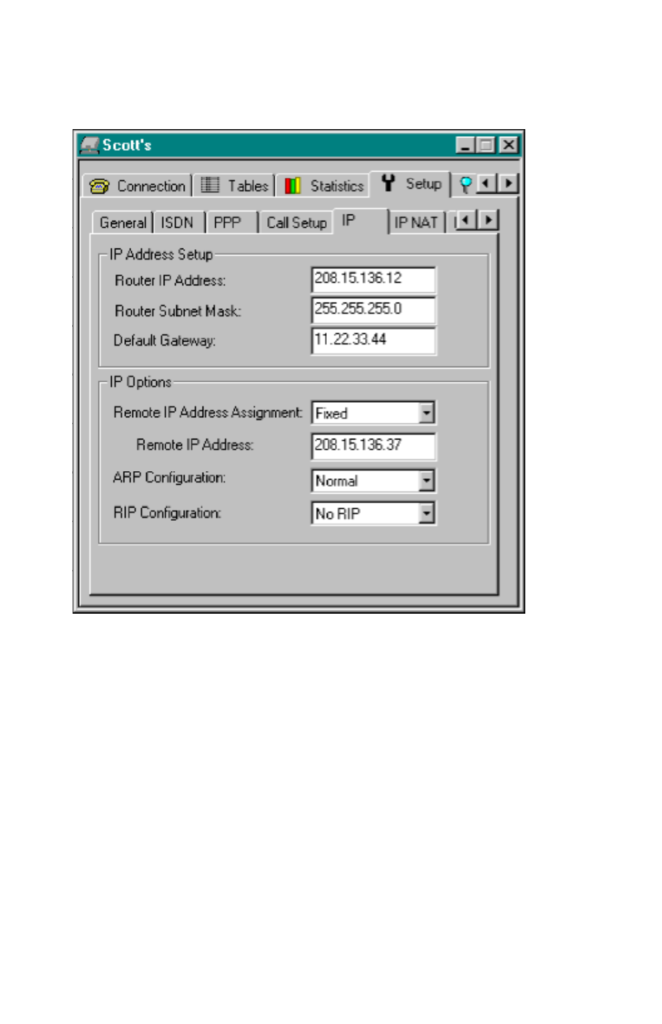 Ip tab | Ringdale ISDN User Manual | Page 51 / 165