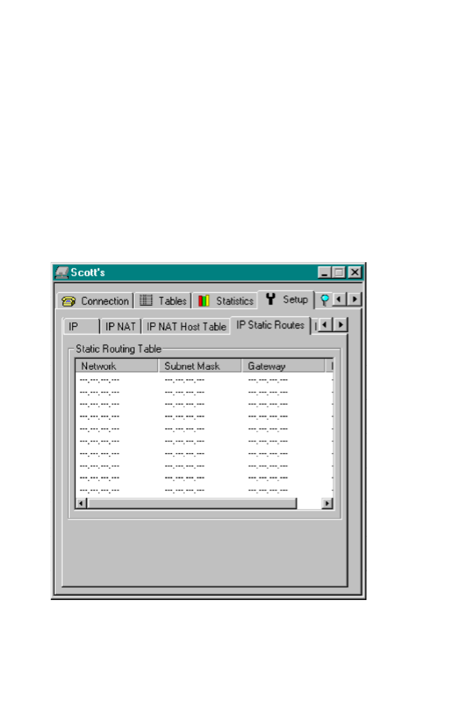 Ip static routes tab | Ringdale ISDN User Manual | Page 57 / 165