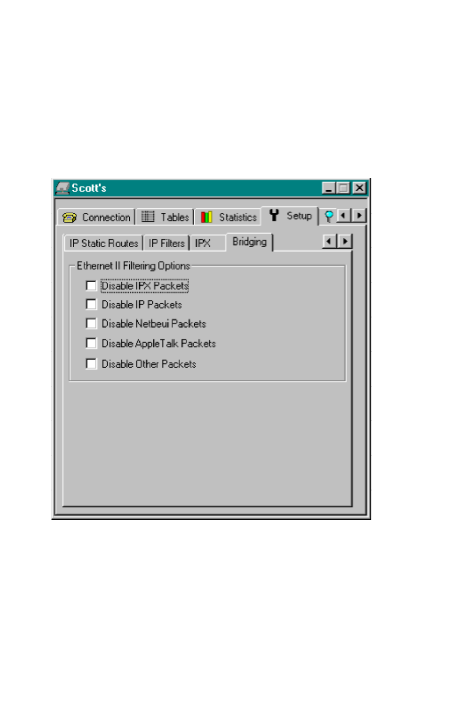 Bridging tab | Ringdale ISDN User Manual | Page 64 / 165