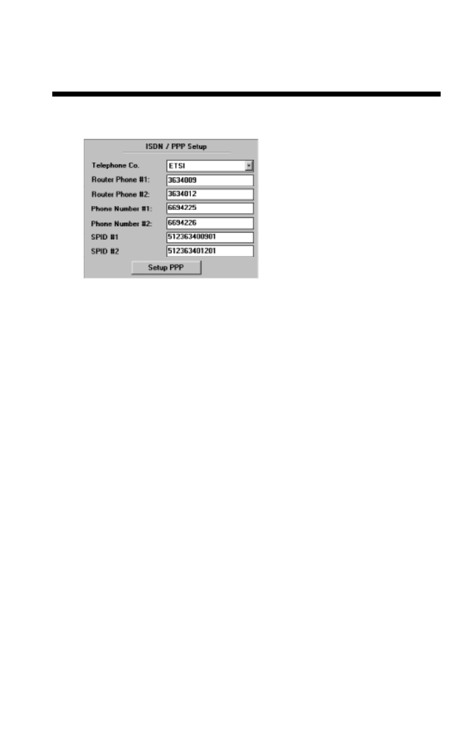 Task 3: set up the isdn/ppp parameters | Ringdale ISDN User Manual | Page 80 / 165