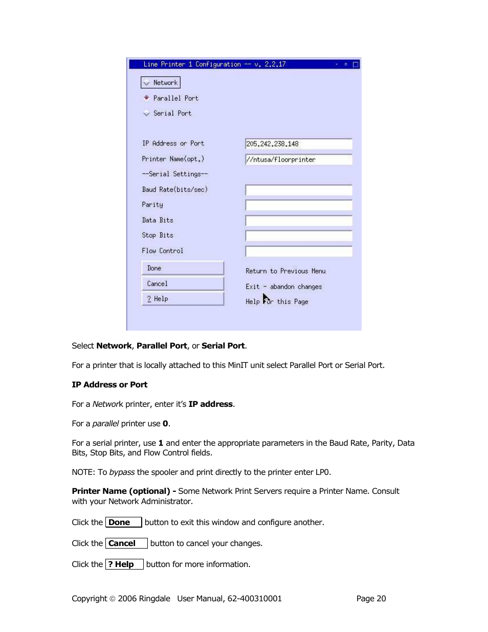 Ringdale Minit 5250E User Manual | Page 20 / 43