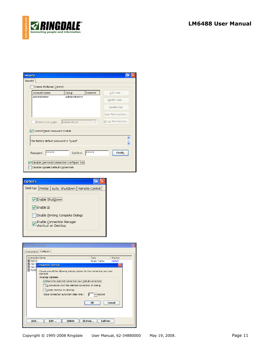 Ringdale Thin Twinax Terminal LM-6488 User Manual | Page 11 / 15