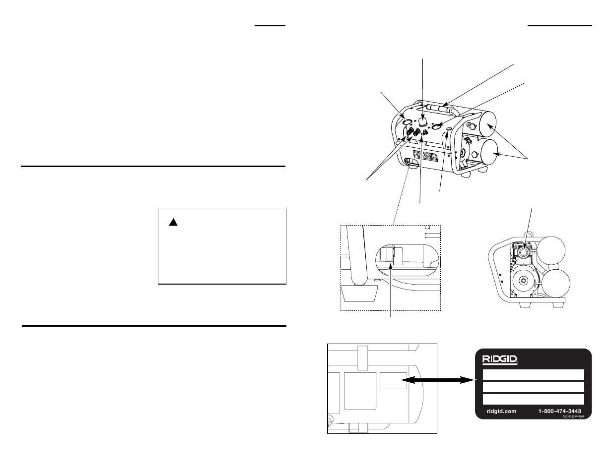 Fonctionnement de votre compresseur d’air, Getting to know your air compressor, Avertissement | Rigid Industries RIDGID OF45175A User Manual | Page 11 / 36