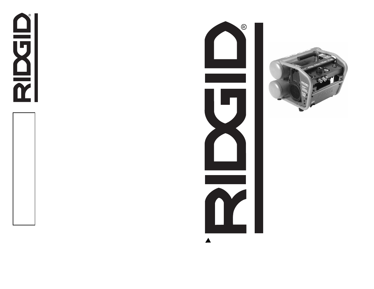 Compresor de aire portátil con tanques gemelos, Manual del operador, Advertencia | Rigid Industries RIDGID OF45175A User Manual | Page 25 / 36
