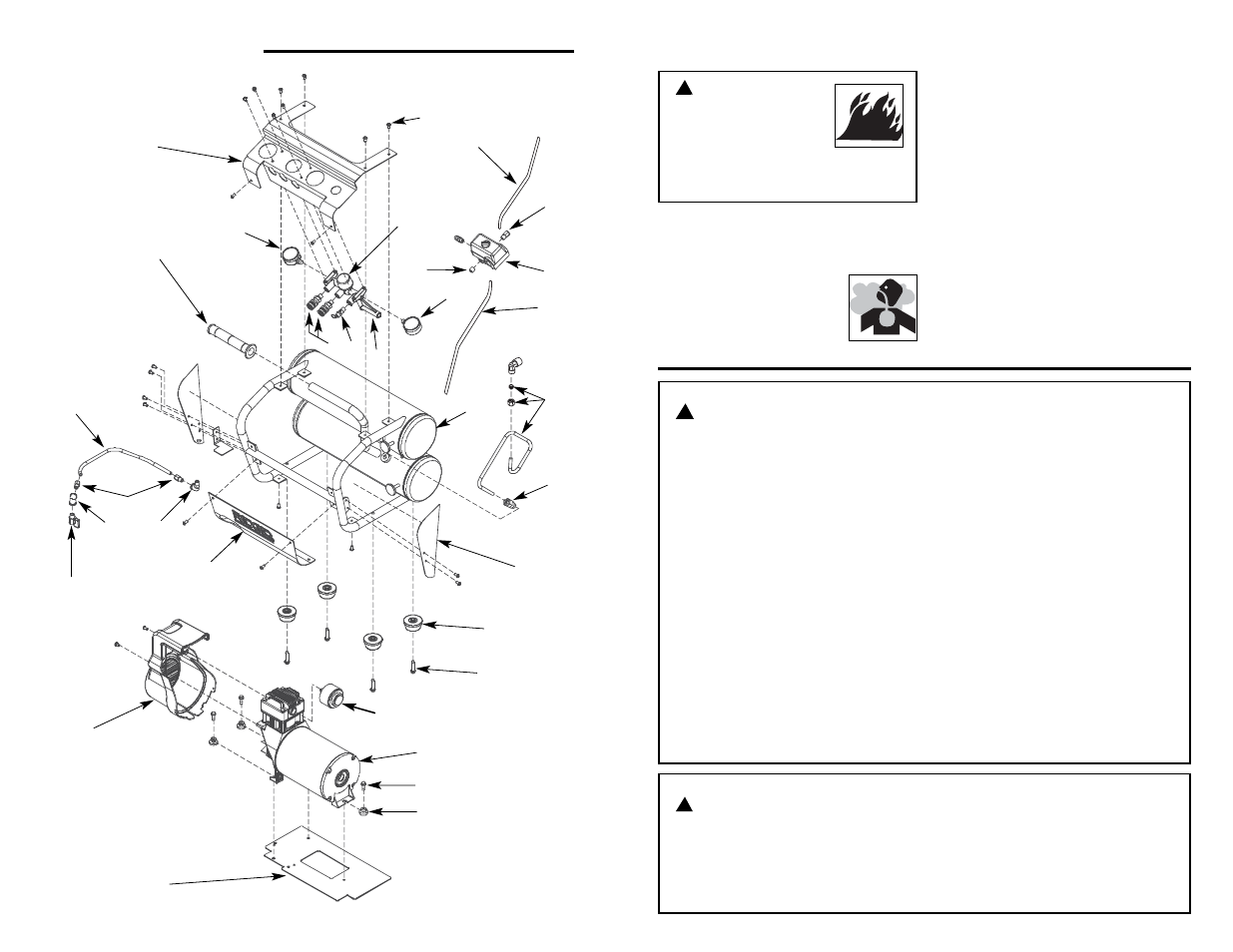 Pièces de rechange, Warning, Danger | Rigid Industries RIDGID OF45175A User Manual | Page 5 / 36