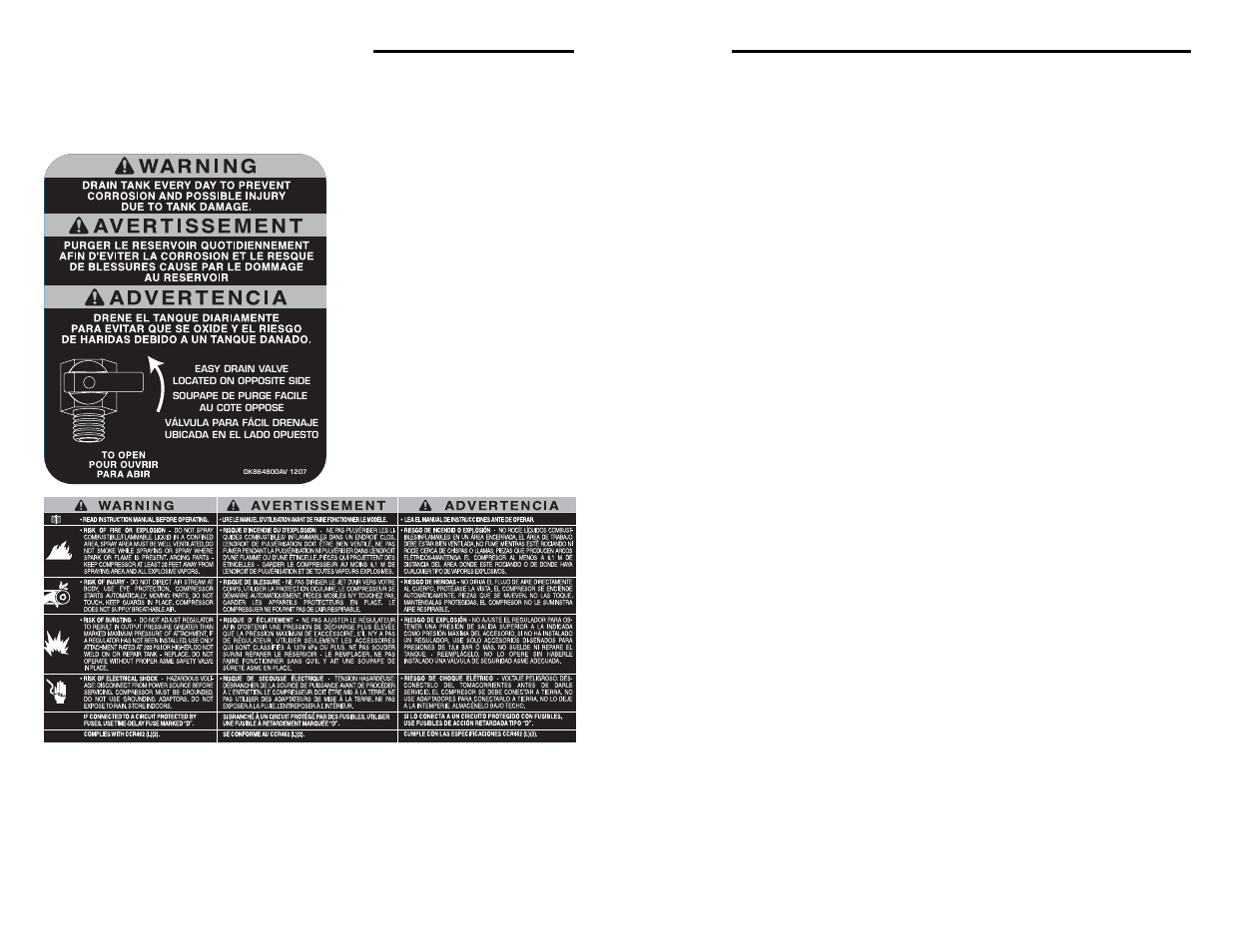 Warning labels | Rigid Industries RIDGID OF45175A User Manual | Page 6 / 36