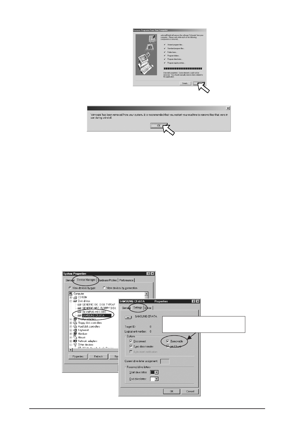 3)troubleshooting | Ratoc Systems CBS52U User Manual | Page 15 / 18