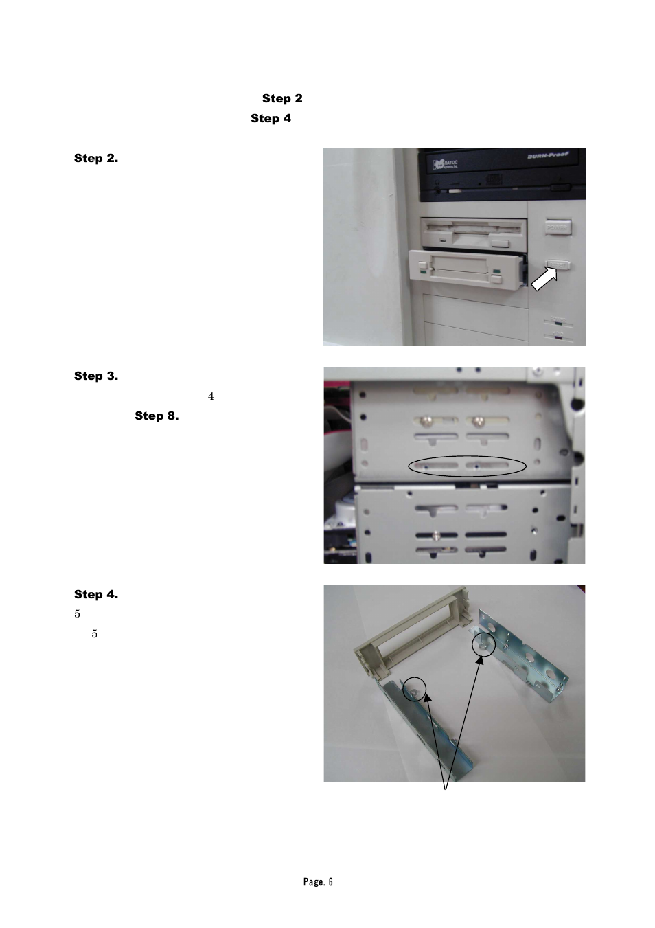 Ratoc Systems 16Bit PC Card Adapter PCI Board REX-PCICA1 User Manual | Page 8 / 28