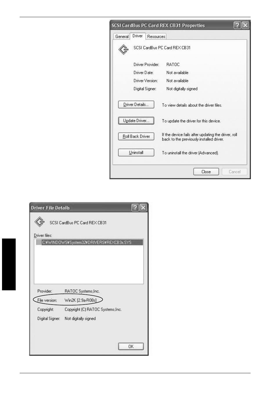Ratoc Systems CB31U User Manual | Page 48 / 104