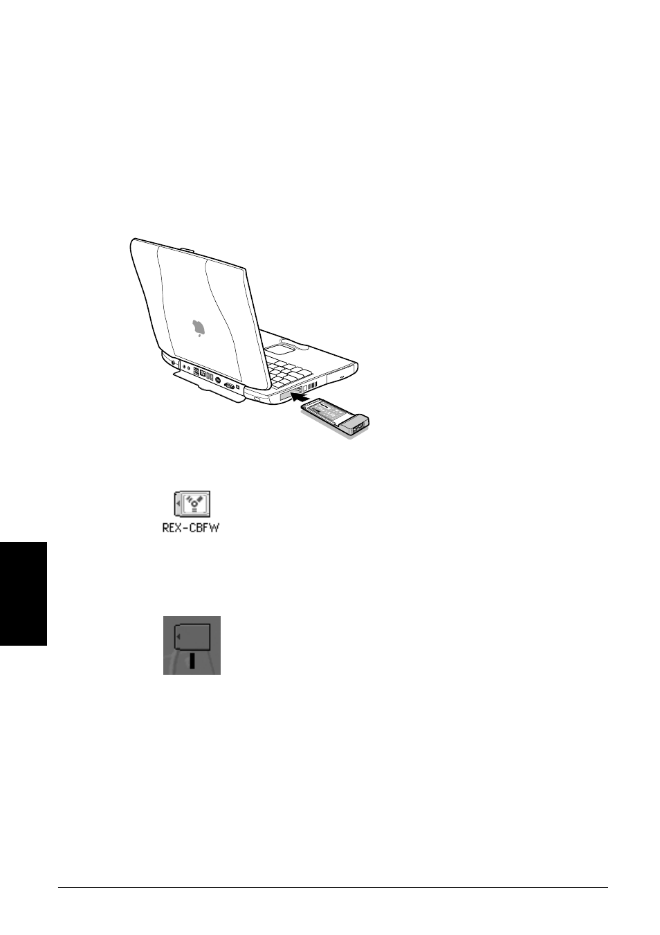 2.inserting the cbfw3 | Ratoc Systems CBFW3 User Manual | Page 62 / 90