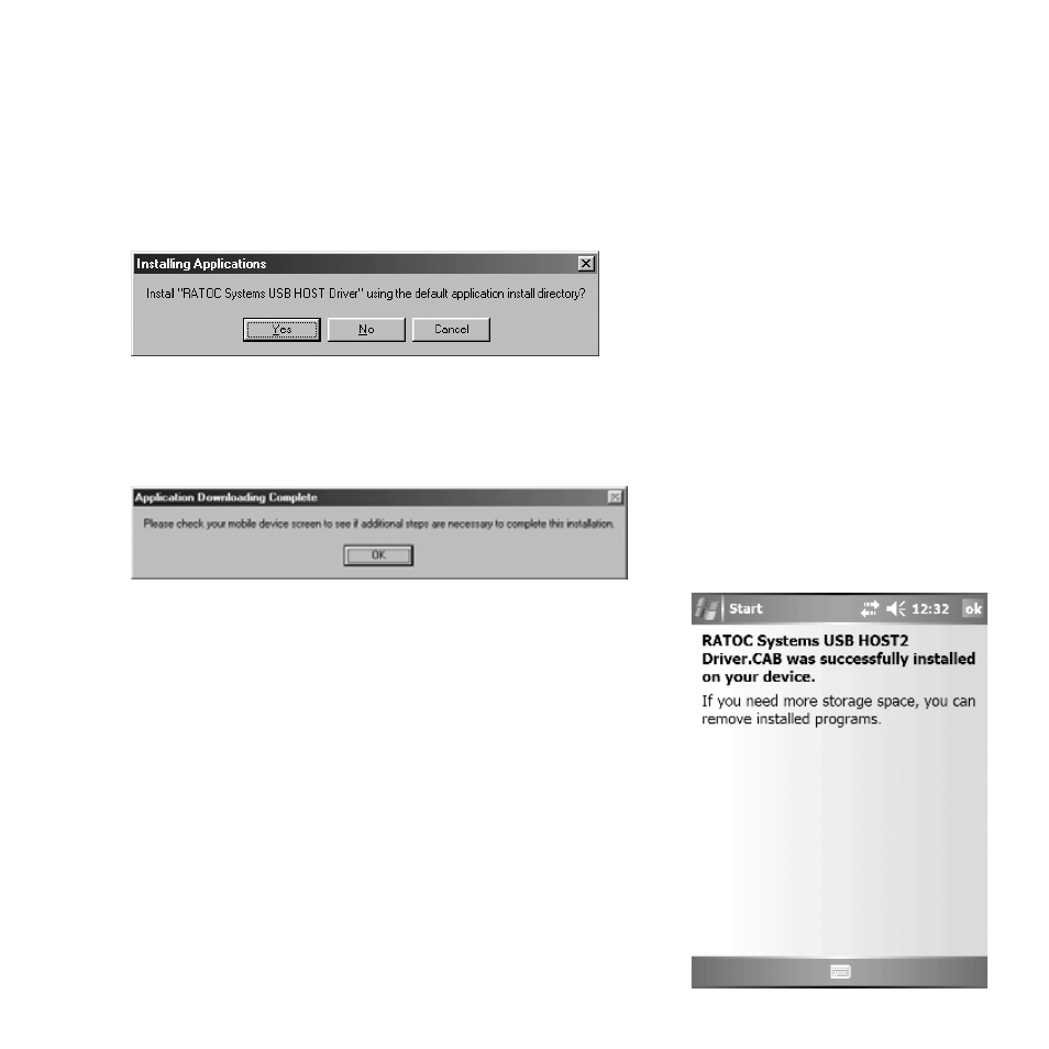 3. cfu2 host driver set up | Ratoc Systems CFU2 User Manual | Page 9 / 16