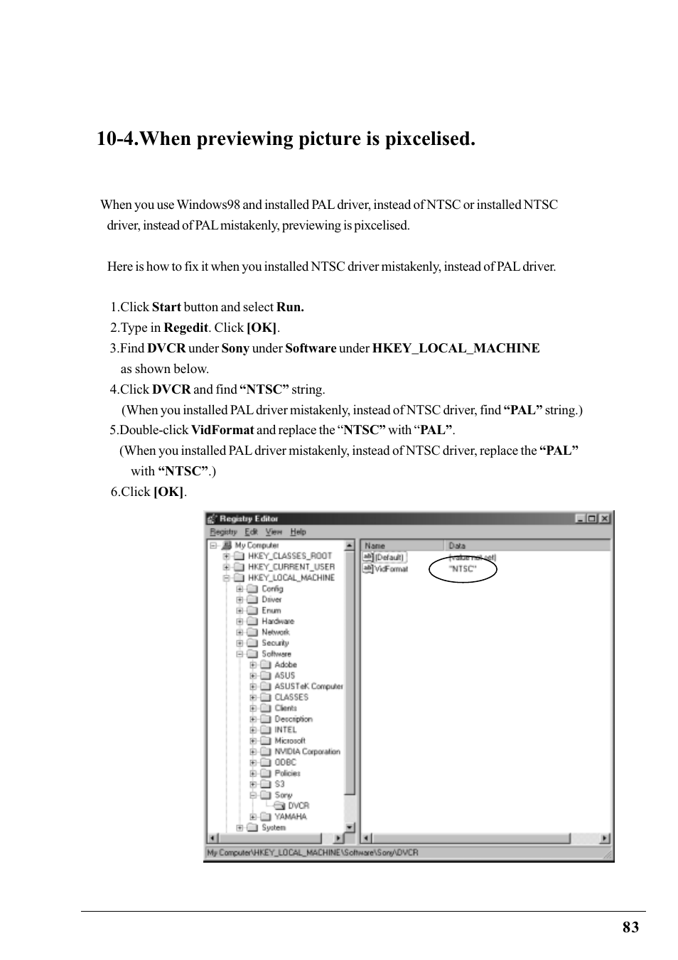 4.when previewing picture is pixcelised | Ratoc Systems PCIFW1U User Manual | Page 86 / 92