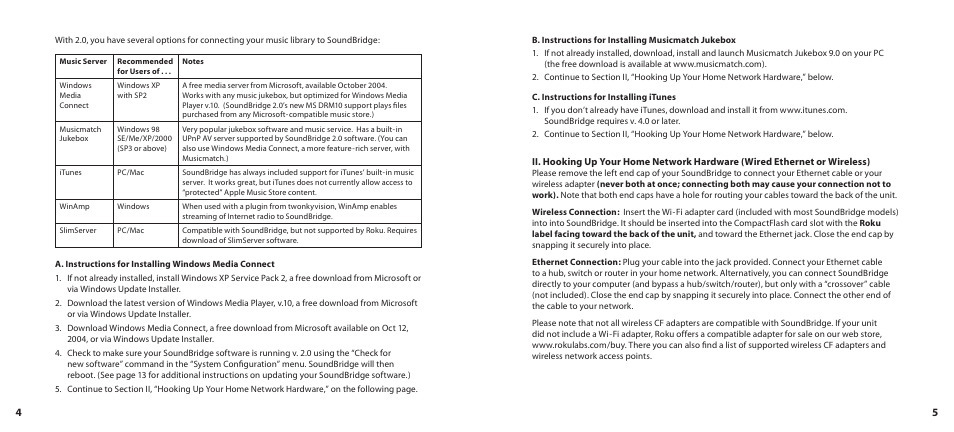 Roku SoundBridge User Manual | Page 4 / 31