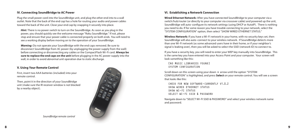 Roku SoundBridge User Manual | Page 6 / 31