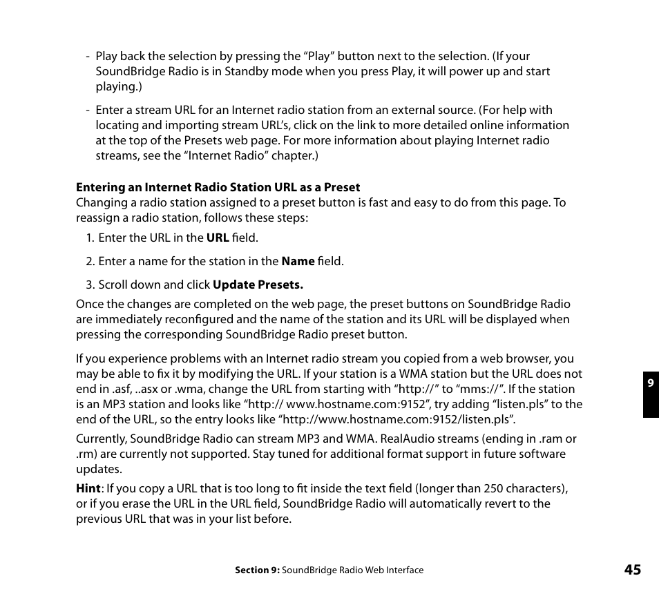 Roku SoundBridge Wi-Fi Music System User Manual | Page 46 / 85