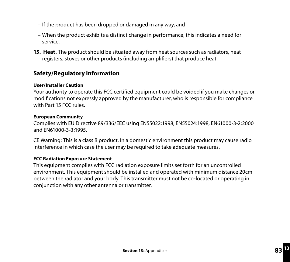 Roku SoundBridge Wi-Fi Music System User Manual | Page 84 / 85