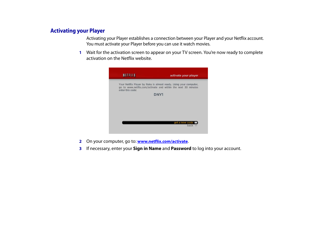 Activating your player | Roku Digital Video Player User Manual | Page 22 / 54
