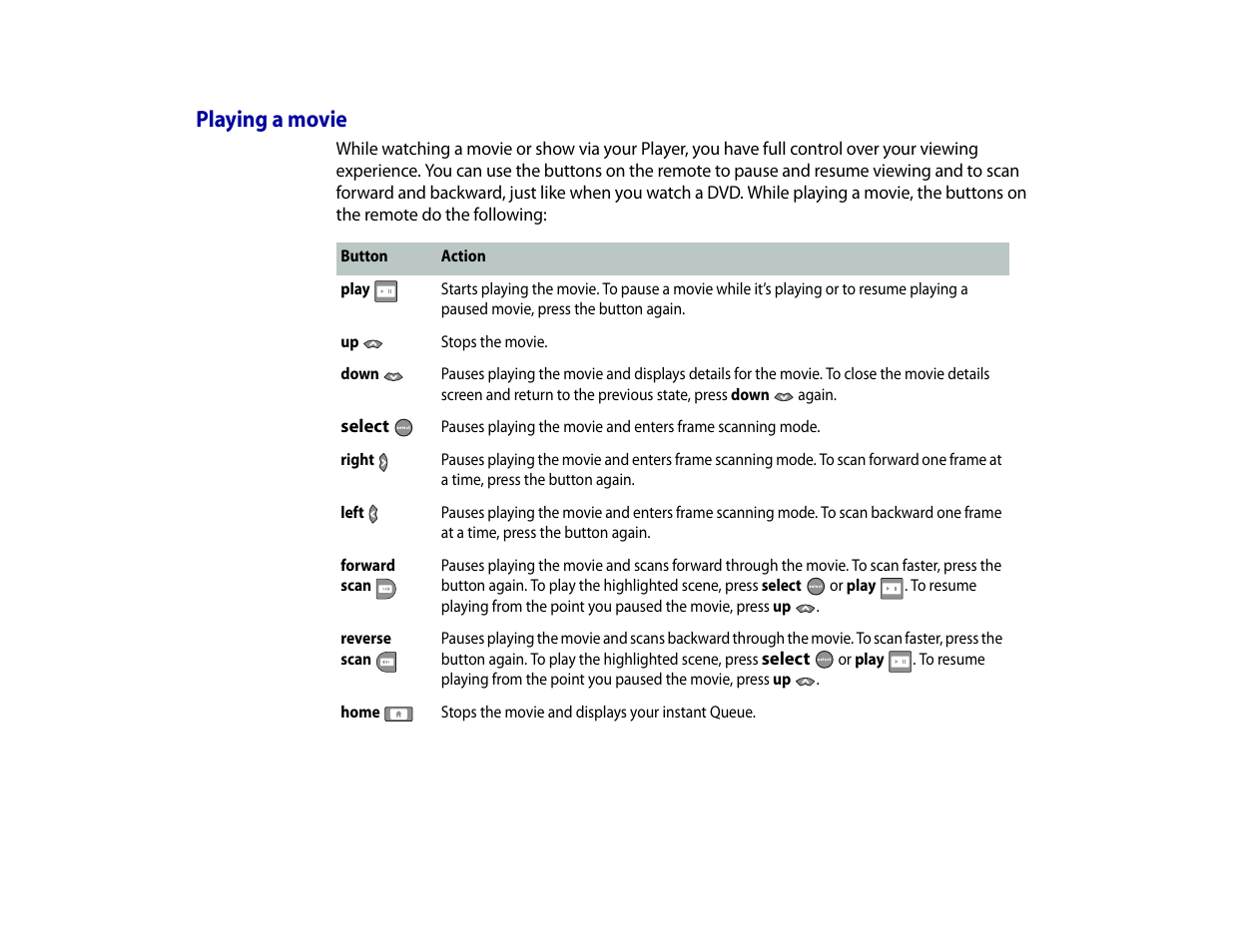Playing a movie | Roku Digital Video Player User Manual | Page 30 / 54