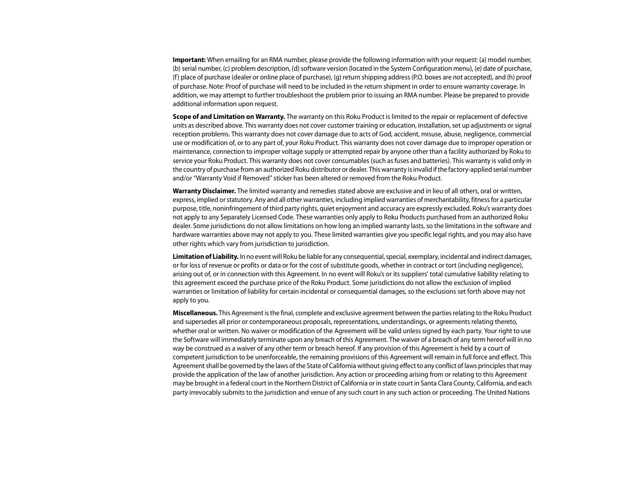 Roku Digital Video Player User Manual | Page 52 / 54