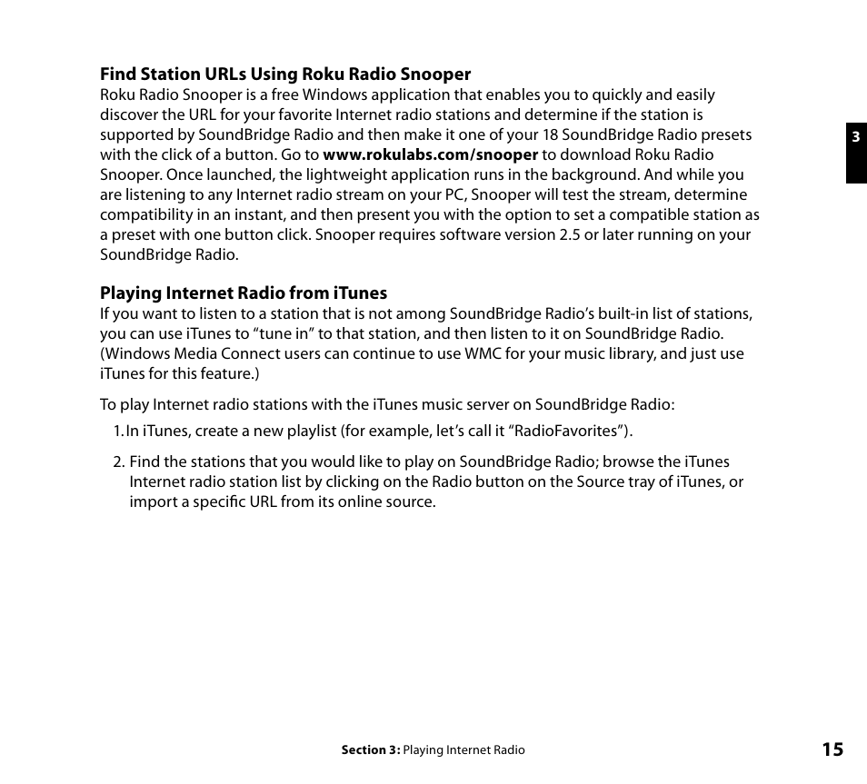 Roku SoundBridge Radio Wi-Fi Music System User Manual | Page 17 / 88