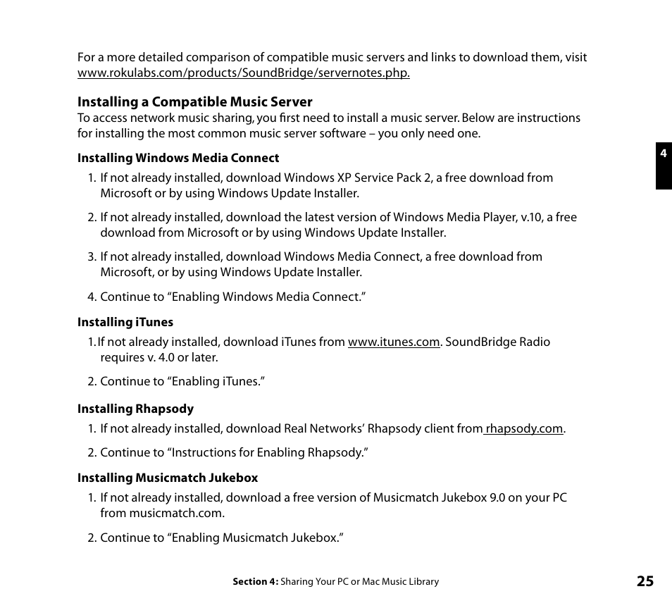 Roku SoundBridge Radio Wi-Fi Music System User Manual | Page 27 / 88