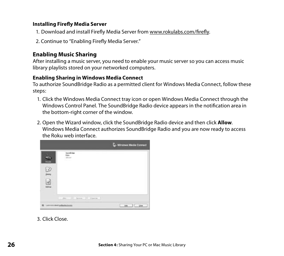 Roku SoundBridge Radio Wi-Fi Music System User Manual | Page 28 / 88