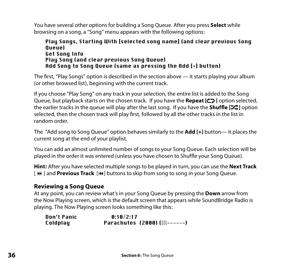 Roku SoundBridge Radio Wi-Fi Music System User Manual | Page 38 / 88
