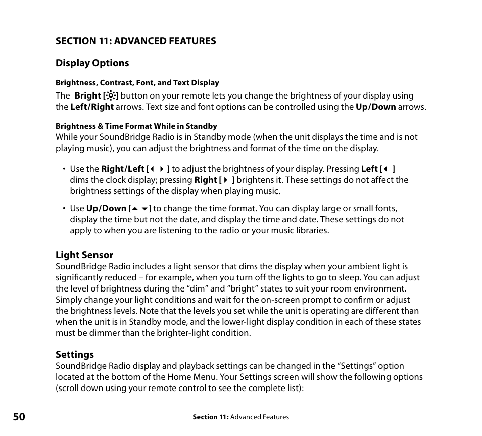 Roku SoundBridge Radio Wi-Fi Music System User Manual | Page 52 / 88