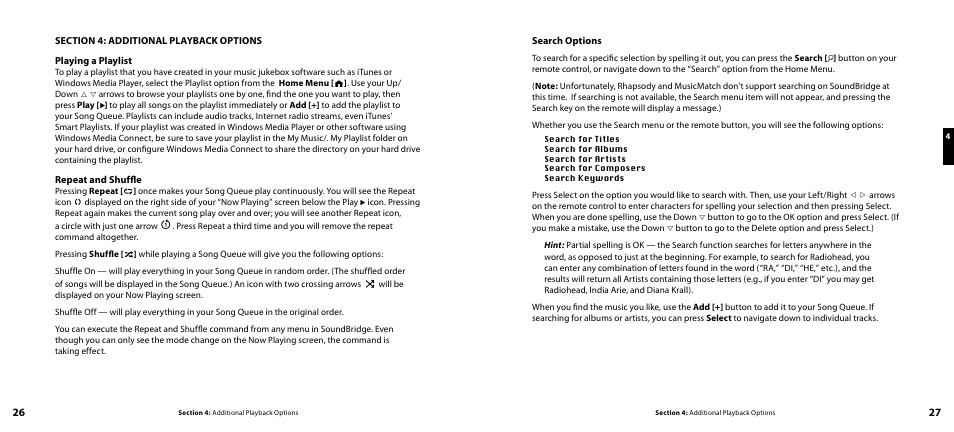 Roku SoundBridge Network Music Player User Manual | Page 15 / 40