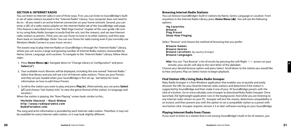 Roku SoundBridge Network Music Player User Manual | Page 17 / 40