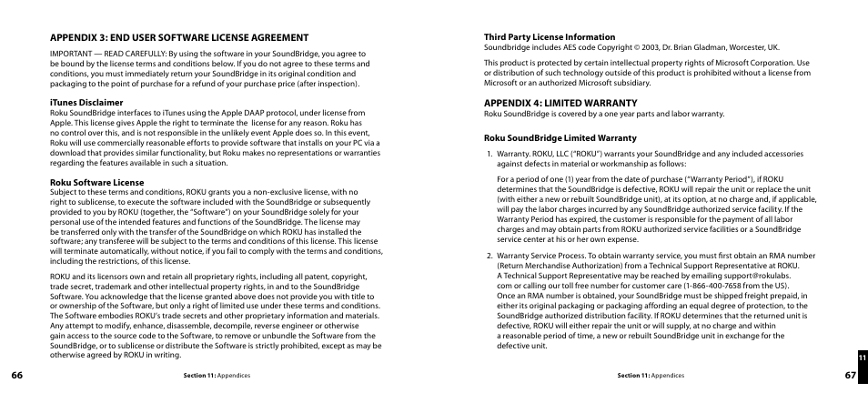 Roku SoundBridge Network Music Player User Manual | Page 35 / 40