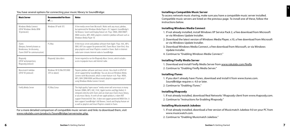 Roku SoundBridge Network Music Player User Manual | Page 5 / 40