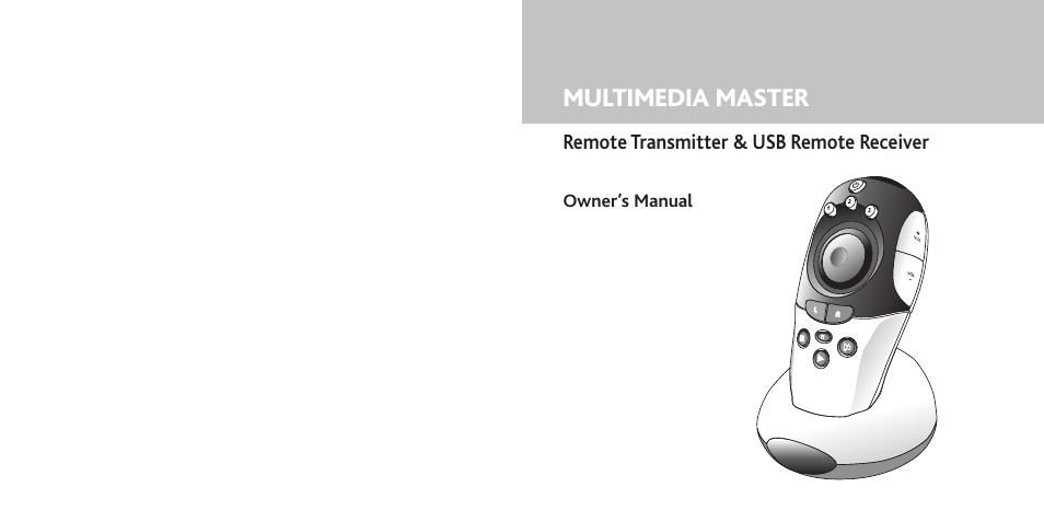 Remotec Multimedia Master Remote User Manual | 19 pages
