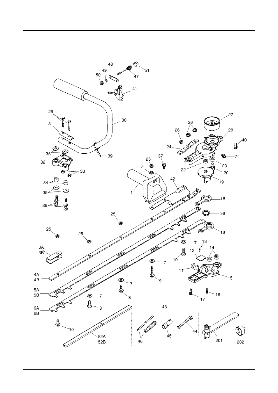 Parts list | RedMax CHT2300L User Manual | Page 20 / 32