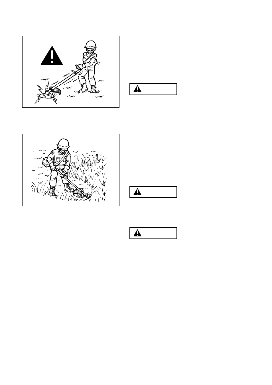 Optional blade usage | RedMax BCX2600S User Manual | Page 31 / 42