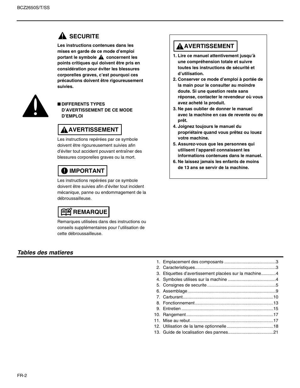 RedMax BCZ2650SS User Manual | Page 24 / 76